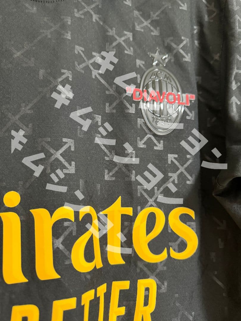 【箱付き正規品】24-25puma×OffWhite AC Milan4th