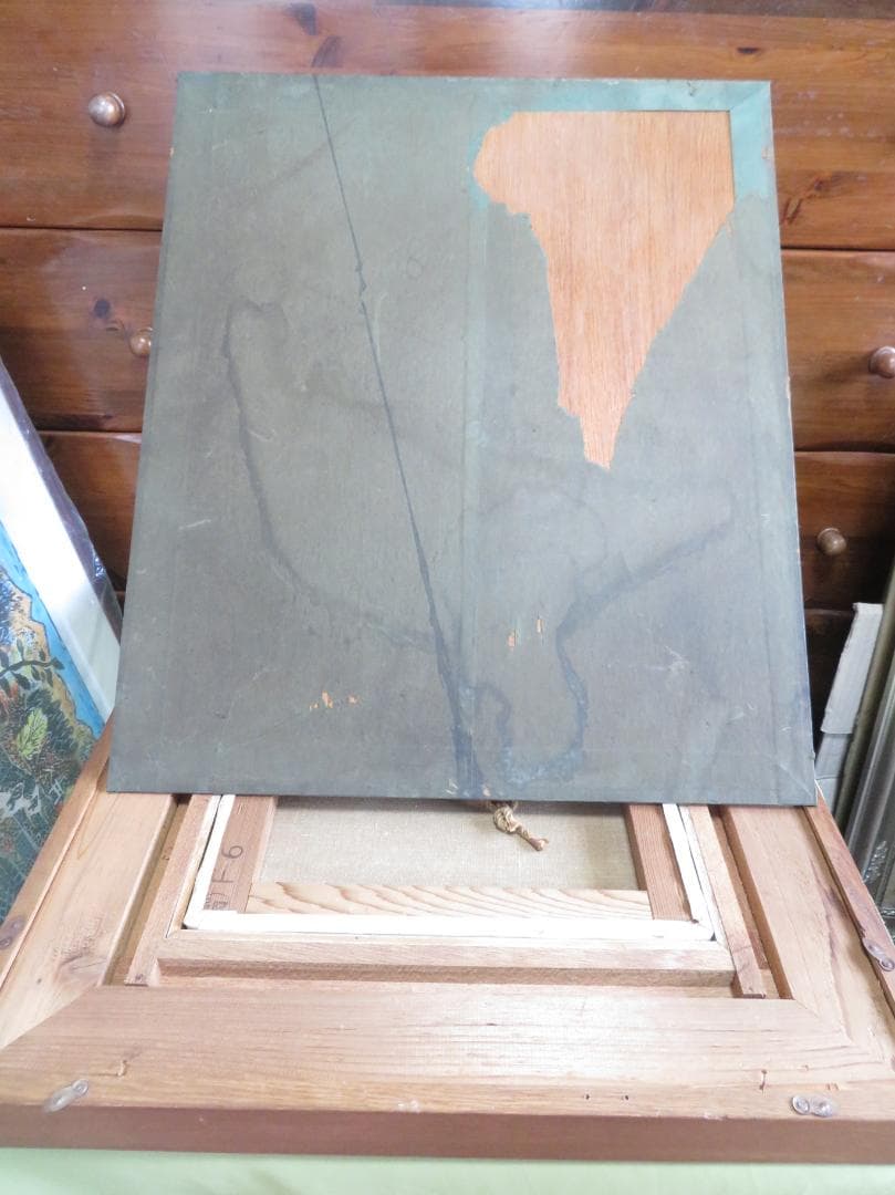 ◆田中繁吉　「薔薇」　油彩　F6号　 創元会理事長　 日展参与 　師:藤島武二◆