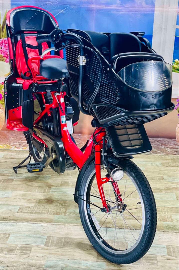 ヤマハパスキス⭐️12AH！人気モデル！子供乗せ電動アシスト自転車Y1153