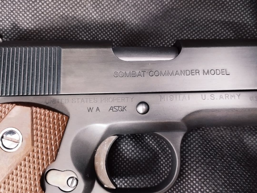 WA コルトコンバットコマンダーカスタム品　ガスブロ