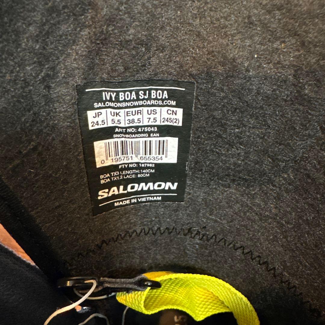 IVY BOA® SJ BOA® SALOMON 女性用スノーボードブーツ