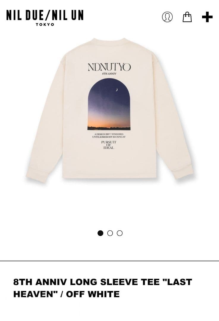 ミュージシャン NIL DUE/NIL UN TOKYO LONG SLEEVE TEE OW