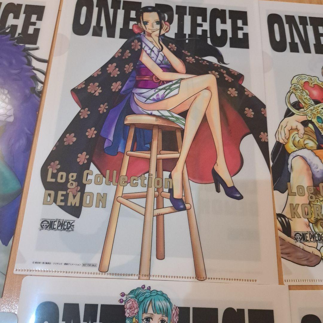 ワンピース　ログコレクション　購入特典　クリアファイル　8点セット