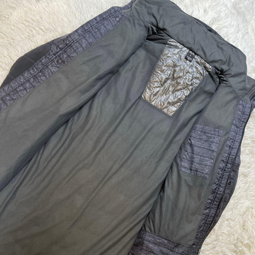 【美品】オークリー　ベンチコート　バックロゴ　ブラック　XL