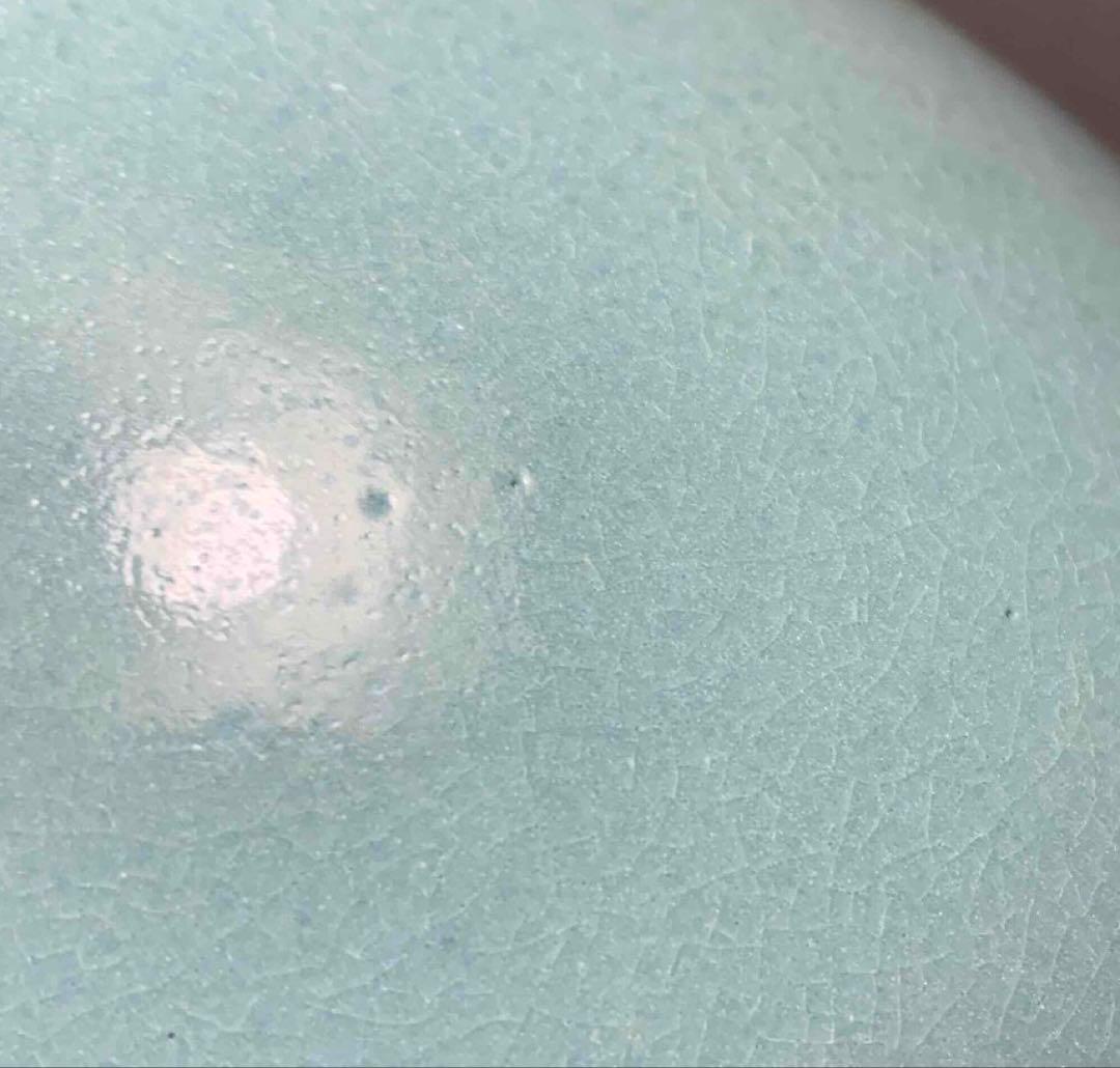 中国 首に段のある瓶　u6230854