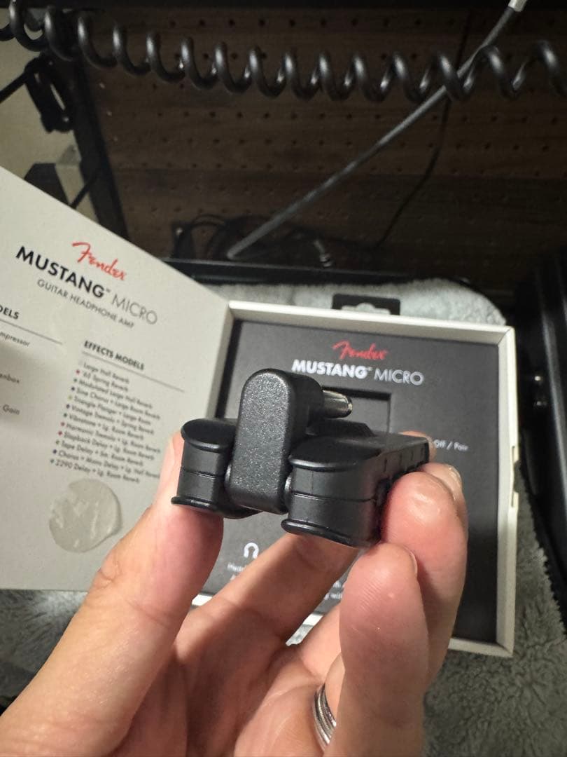 Fender Mustang Micro ギター用ヘッドフォンアンプ