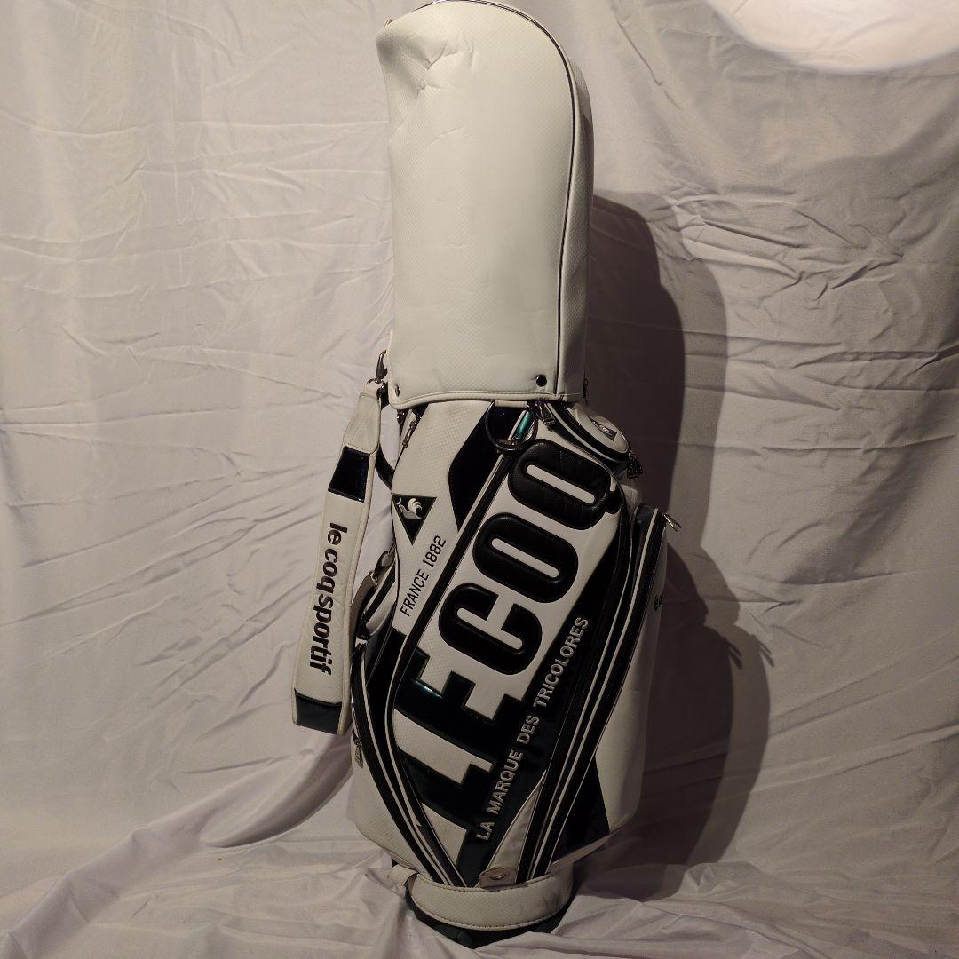 ルコックスポルティフ ゴルフ キャディバッグ９型【ホワイト】美品！