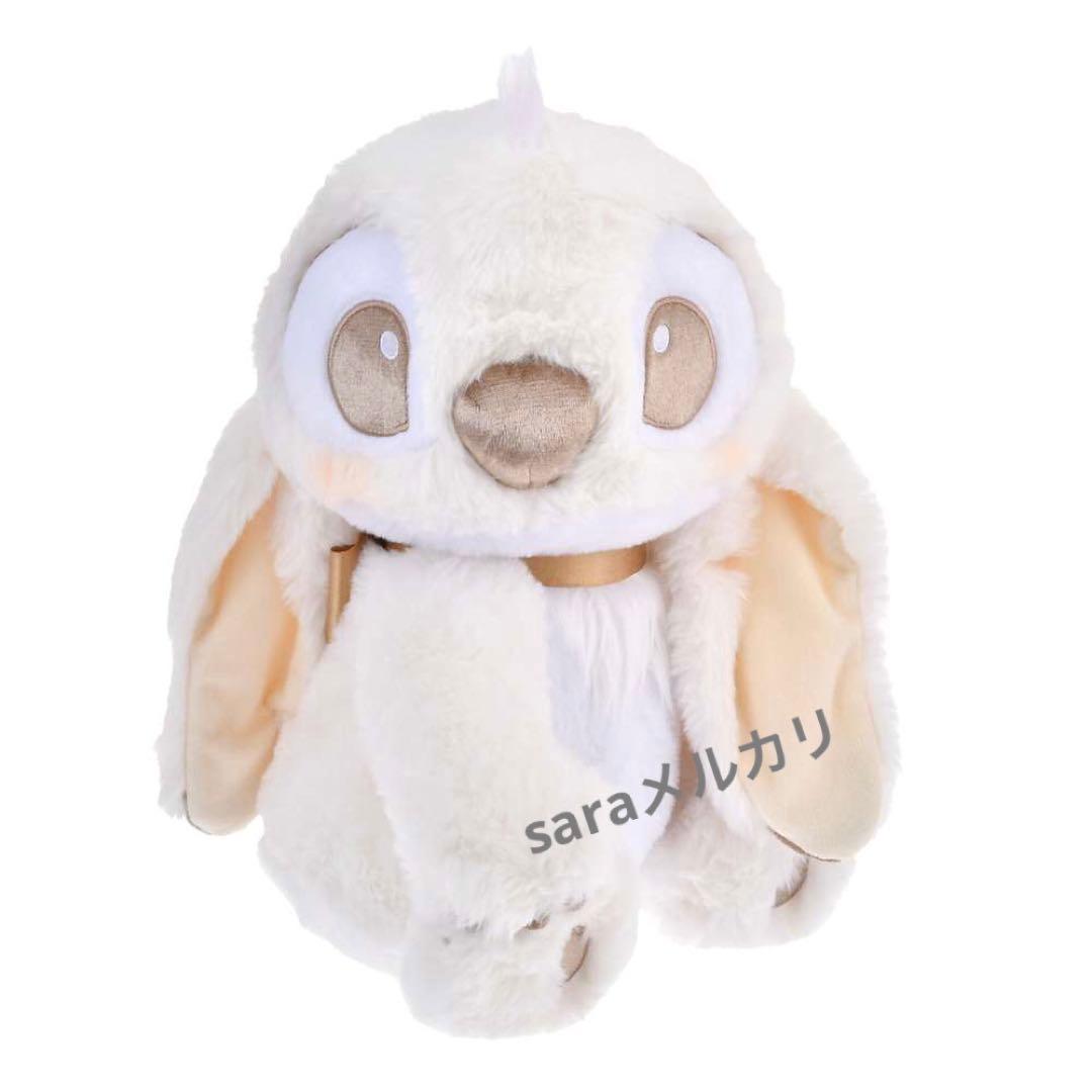 新品★スティッチ スクランプ ぬいぐるみ GLOSSY FRUITS ホワイト