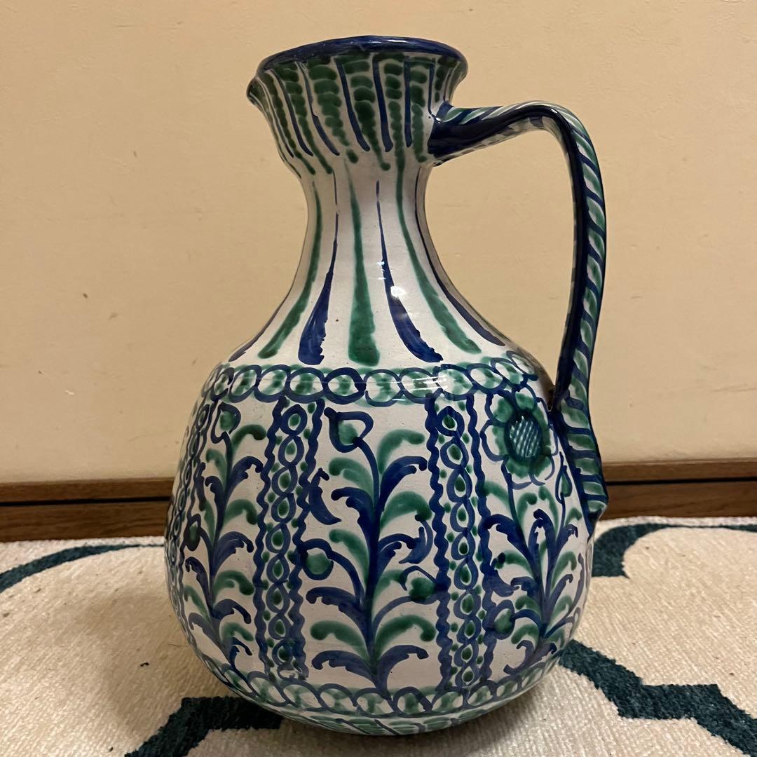 グラナダ焼き　手書き　陶器