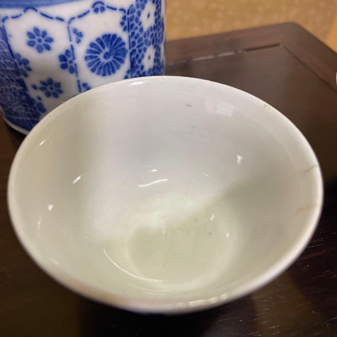 徳利と猪口の3点セット【骨董品】レトロ アンティーク 美術品