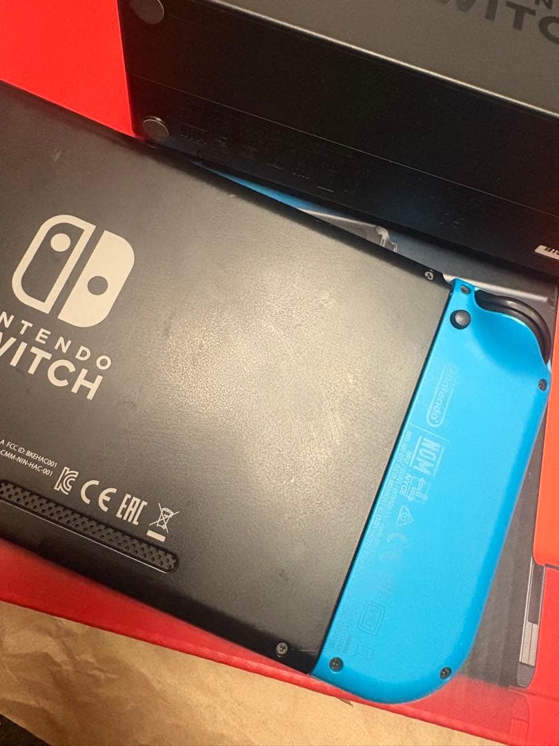 Nintendo Switch 本体 赤/青 リングコン+ソフト2つ付き