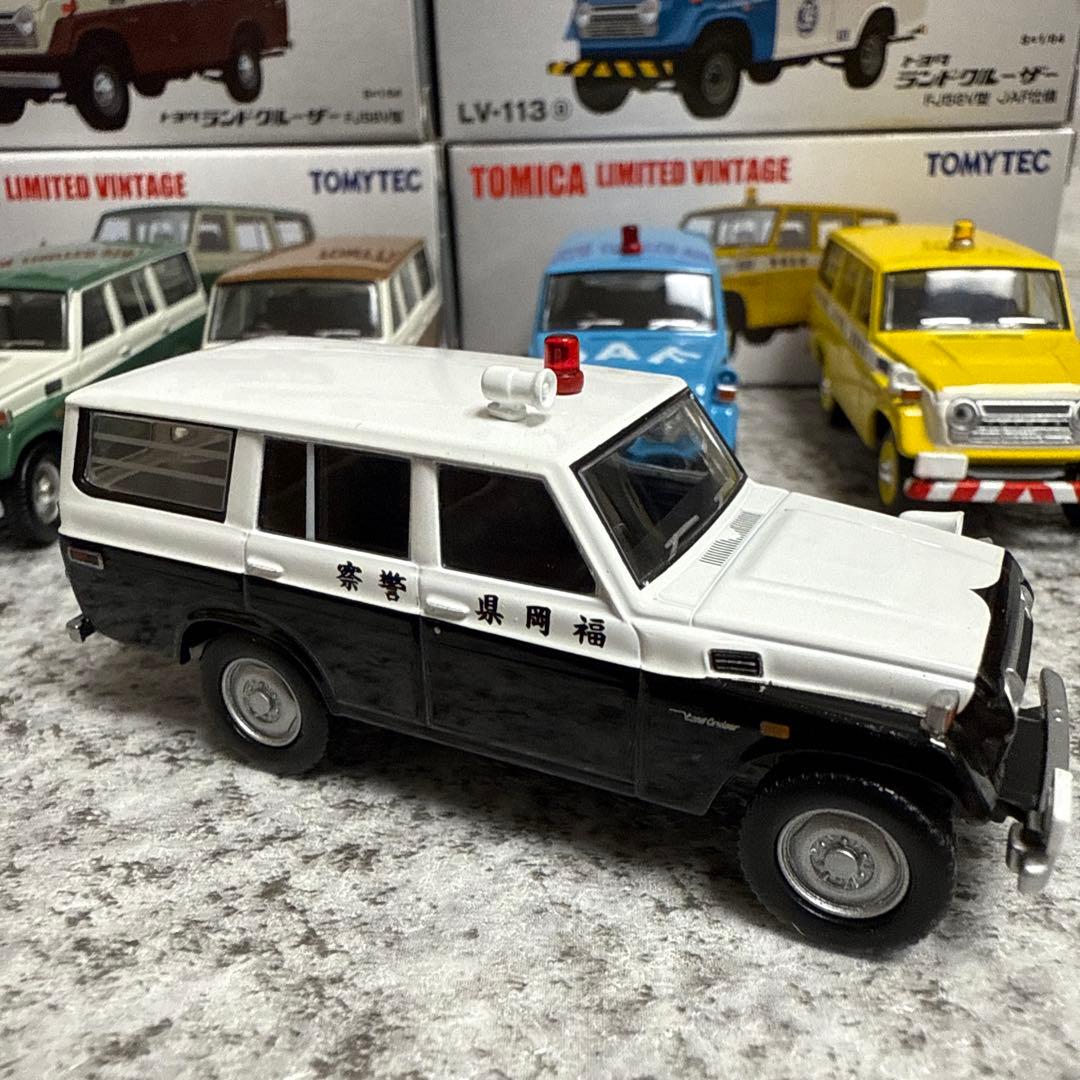 か*み様 トミカリミテッドヴィンテージ　ランドクルーザーJAF他5台セット