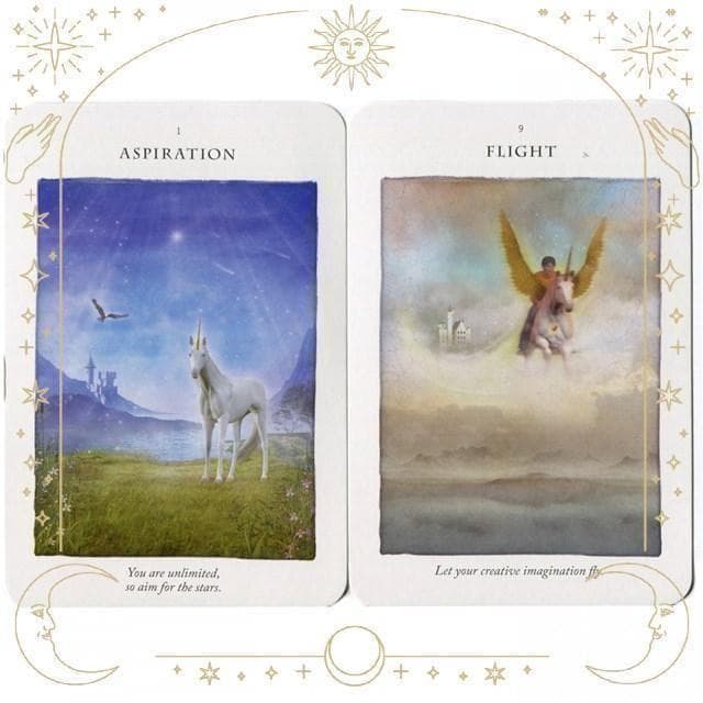 希少品✨海外美麗デッキ✨ユニコーン ペガサス オラクルカード／アファメーション