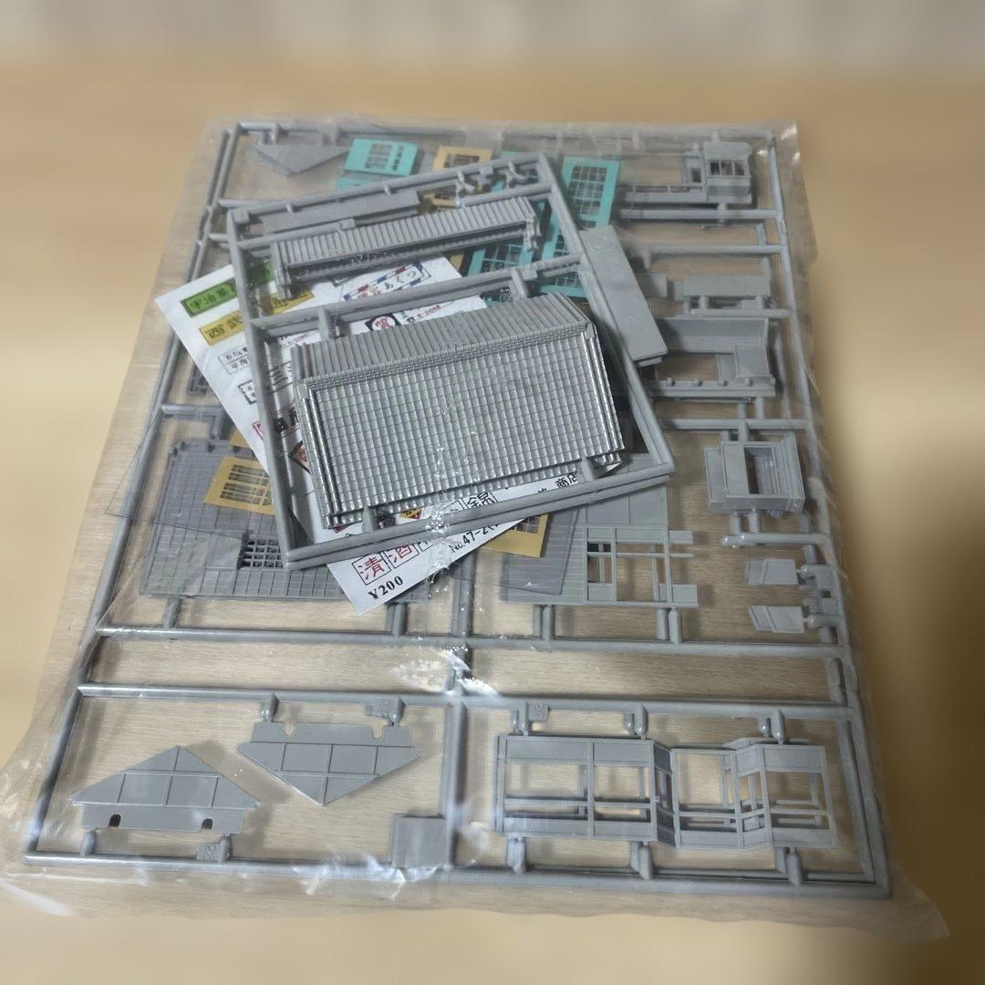 GREEN MAX 建築模型日本民家商家街景47系 全6種セット未組立Ln576