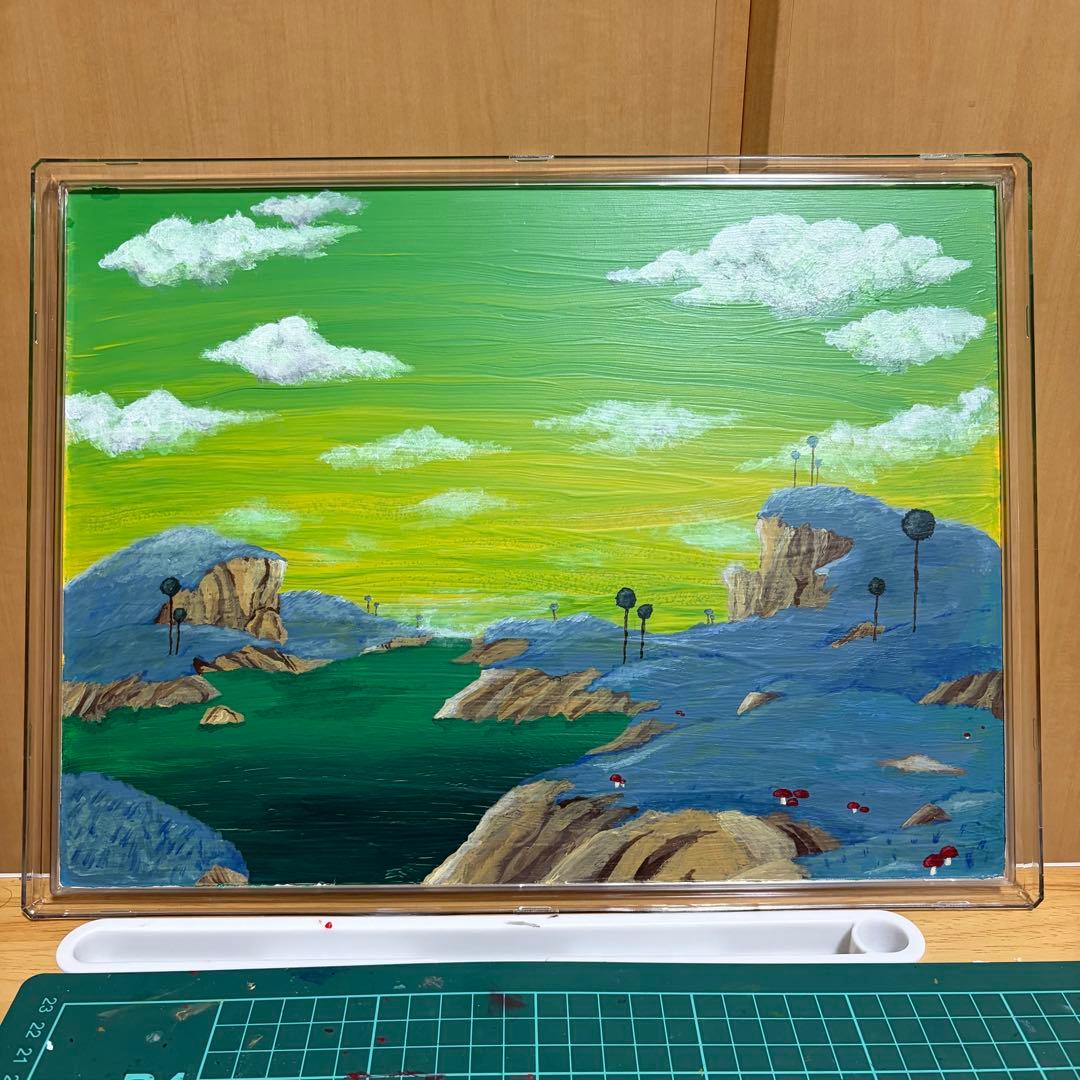 ドラゴンボール ジオラマ リペイント 自作 ナメック星 フィギュア