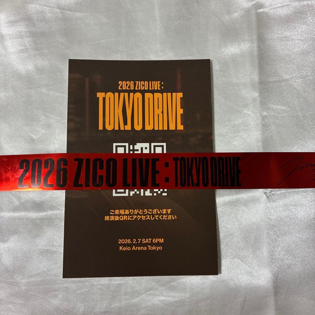2026 ZICO LIVE: TOKYO DRIVE グッズ