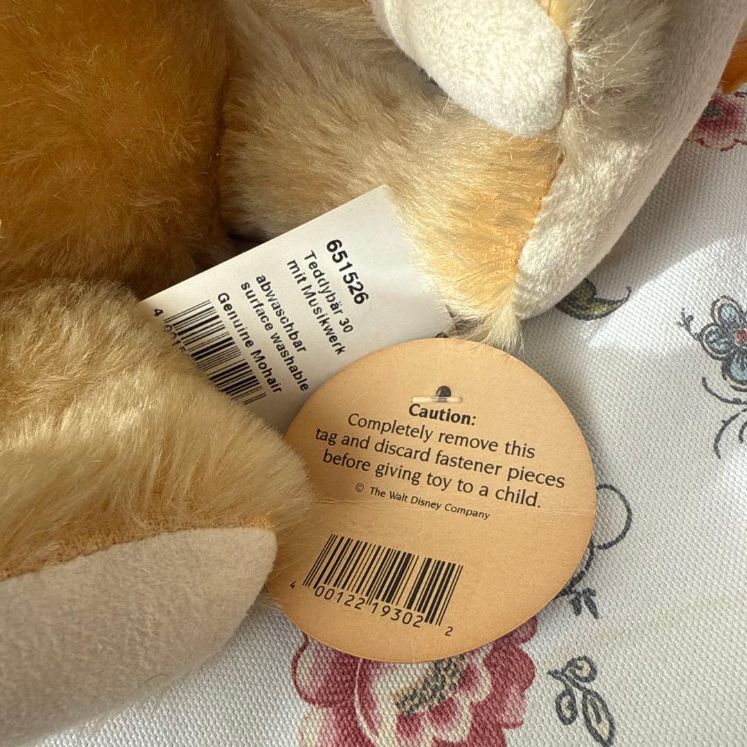 シュタイフ⭐︎ディズニーランド1993年限定ベア