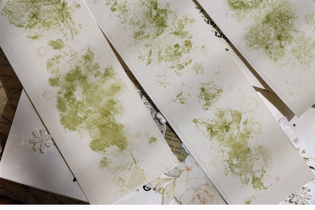 小白家文創《染花落》海外マスキングテープ　マステ 【2211】