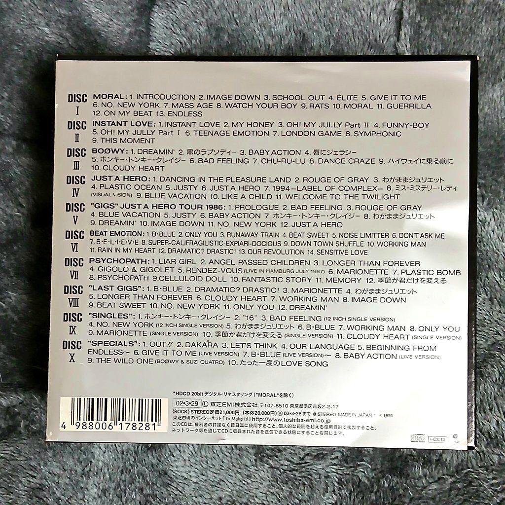 BOΦWY boowy COMPLETE 10枚組 BOφWY BEST