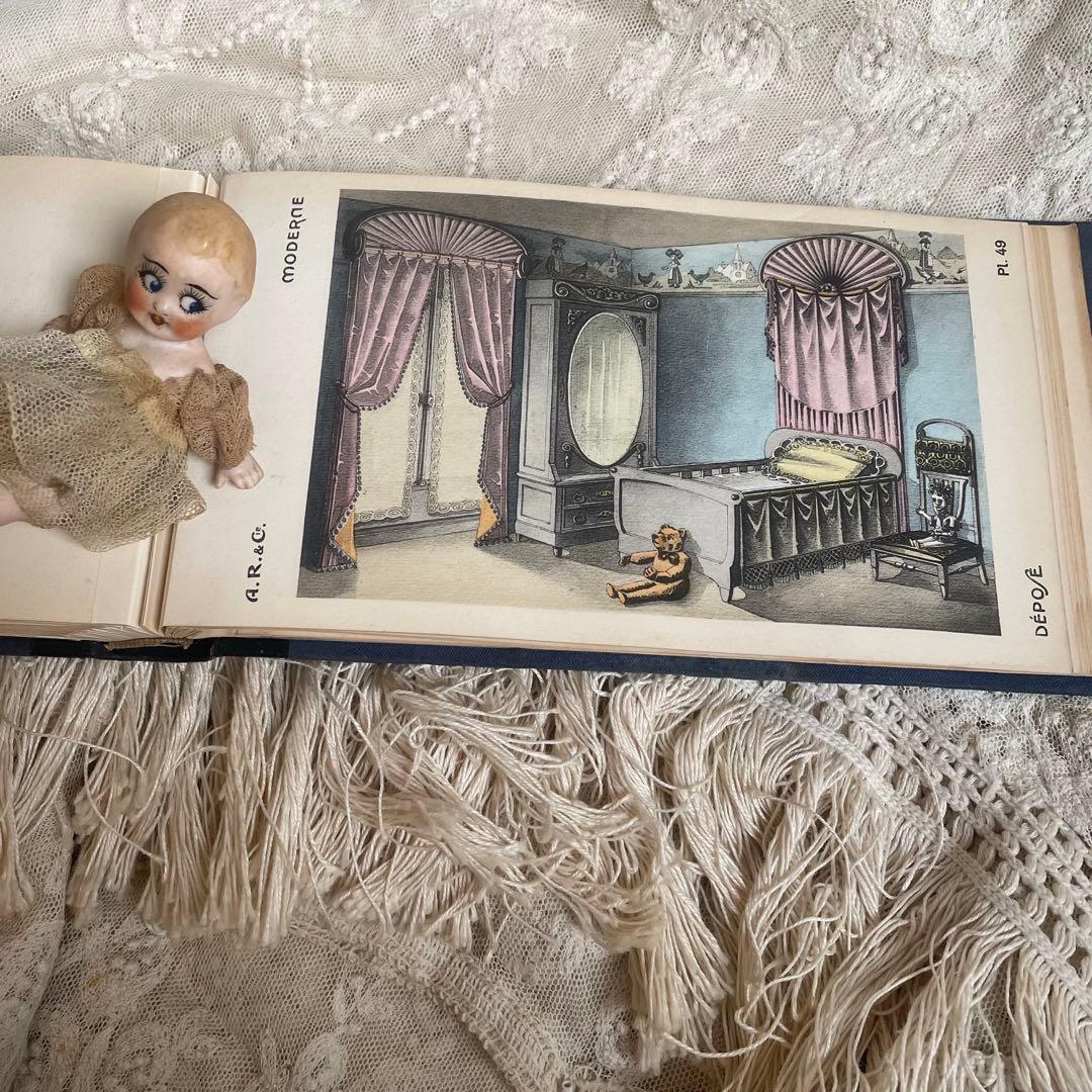 フランスアンティーク カーテン見本A.R.C. 19世紀インテリアデザイン帳