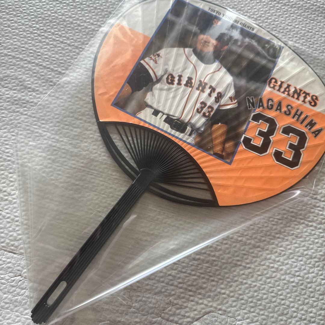 長嶋茂雄／直筆サイン色紙【 監督時代うちわ付き】