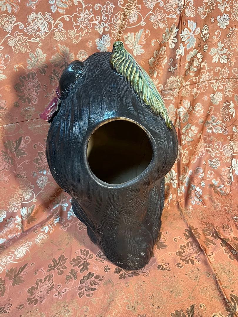 信楽焼　メスダヌキ　めすだぬき　たぬき