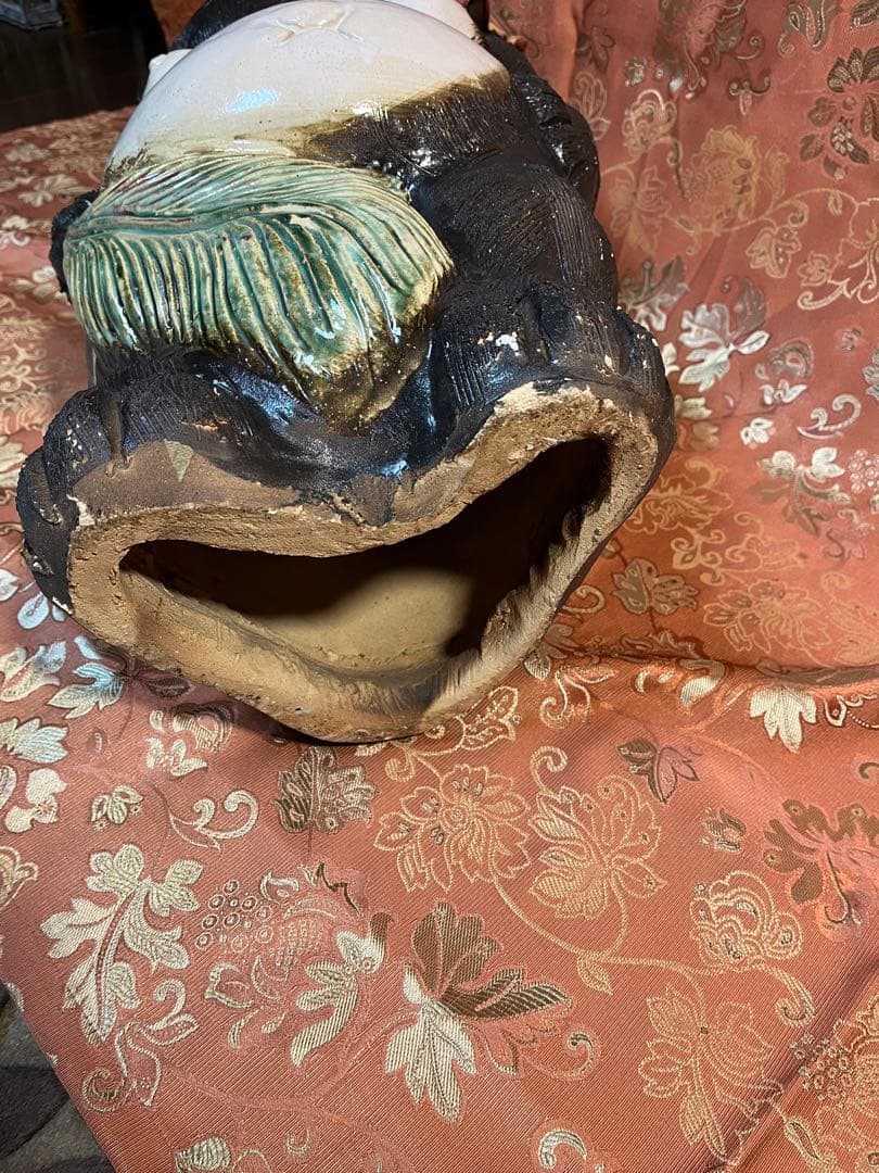 信楽焼　メスダヌキ　めすだぬき　たぬき