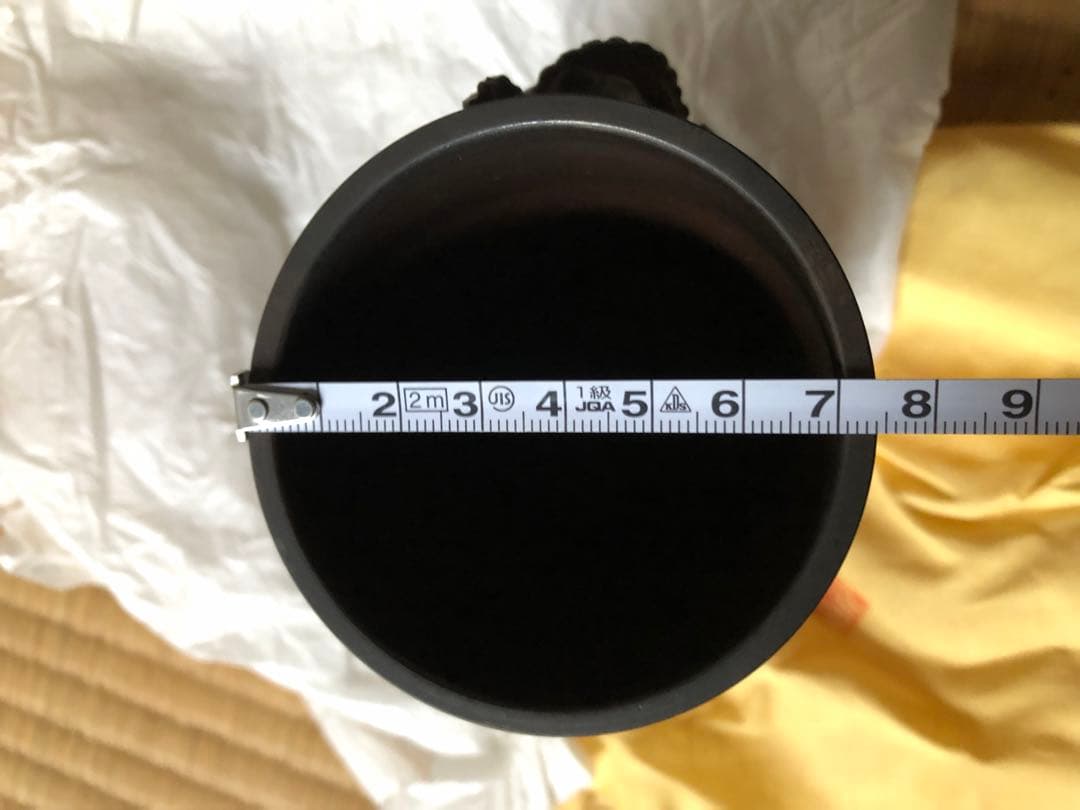 鋳銅　雨龍紋　筆筒　須賀月真氏作　共箱入