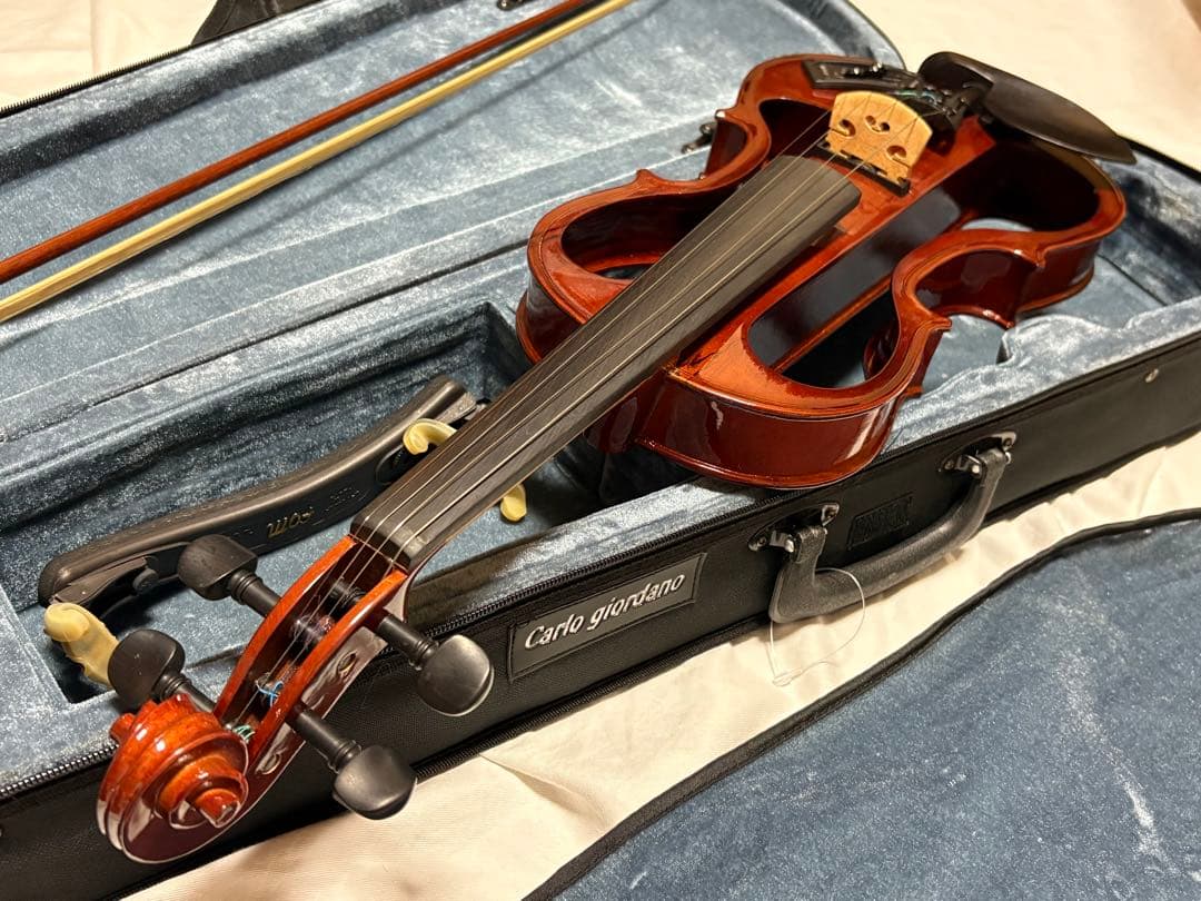 カルロ・ジョルダーノ　エレキバイオリン　CV-210E 美品1922-01-1