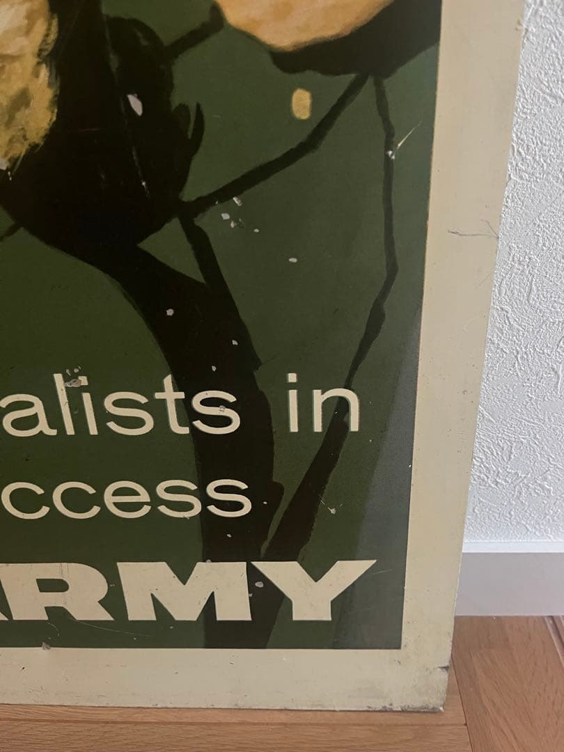 ヴィンテージ アメリカ US ARMY 看板　アンティーク 雑貨 レア