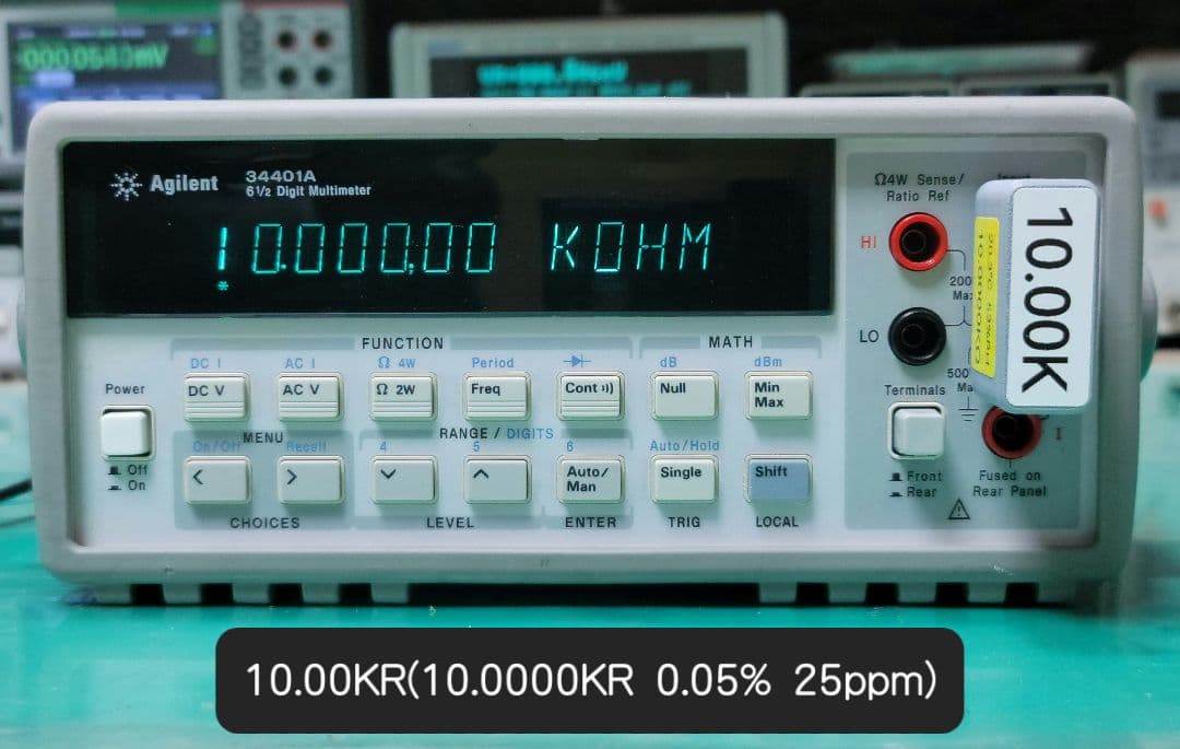 Agilent 34401A 6.5桁 デジタルマルチメーター測定良好