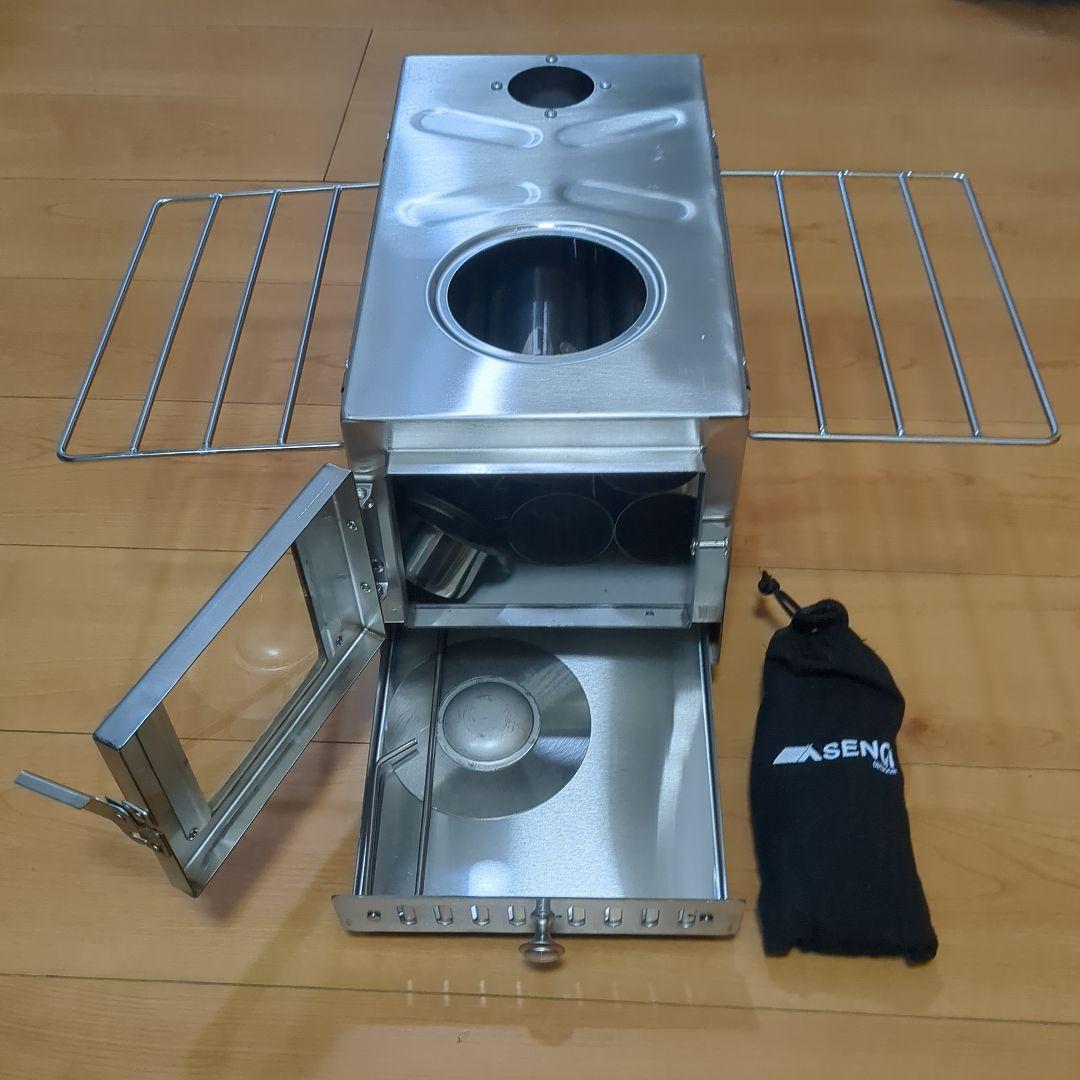 アウトドアキャンピングストーブ ステンレス