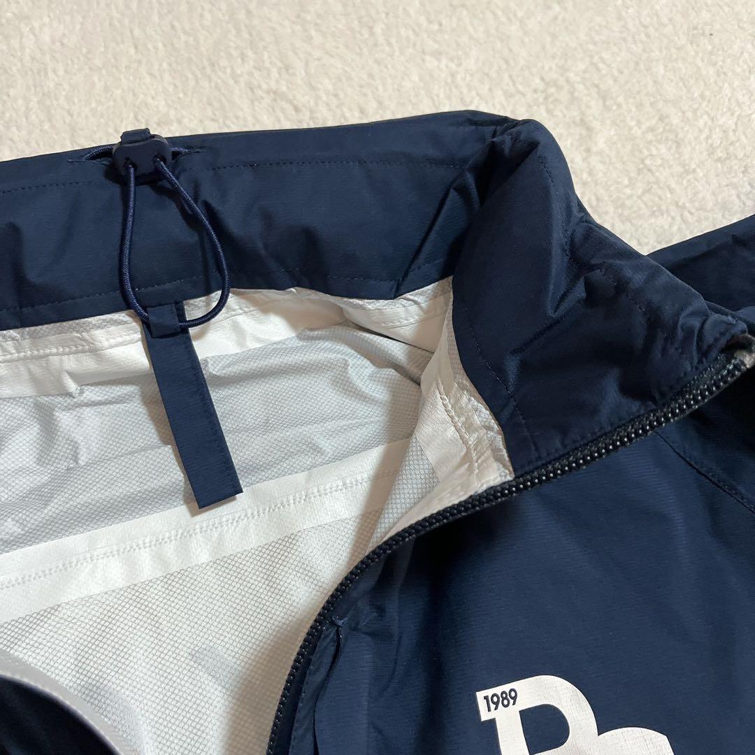 新品タグ付　パーリーゲイツ　レインワンピース　2WAY フード ネイビー　L　２