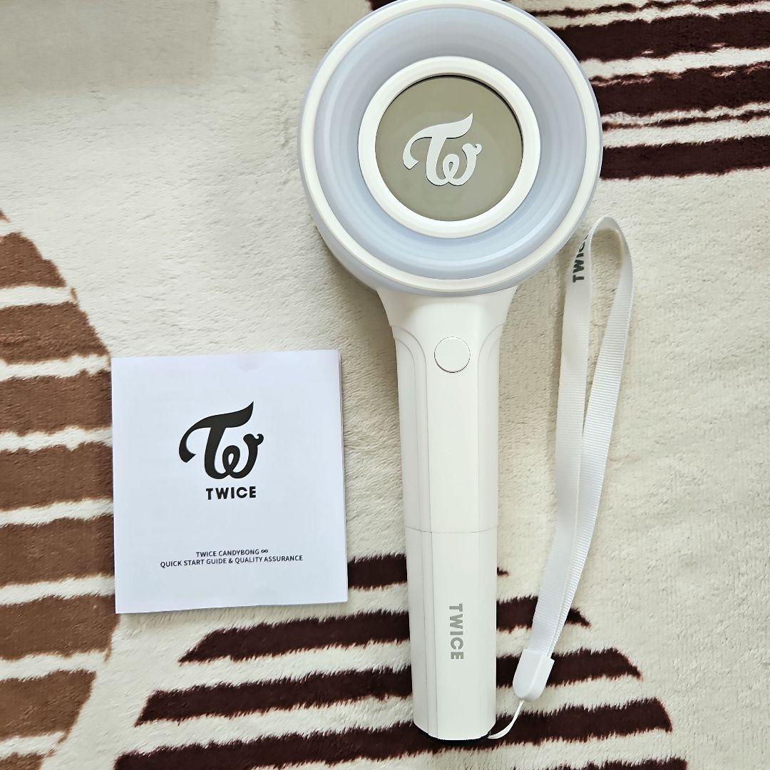 【公式】【新品未使用】TWICE ペンライト　CANDYBONG　∞　説明書
