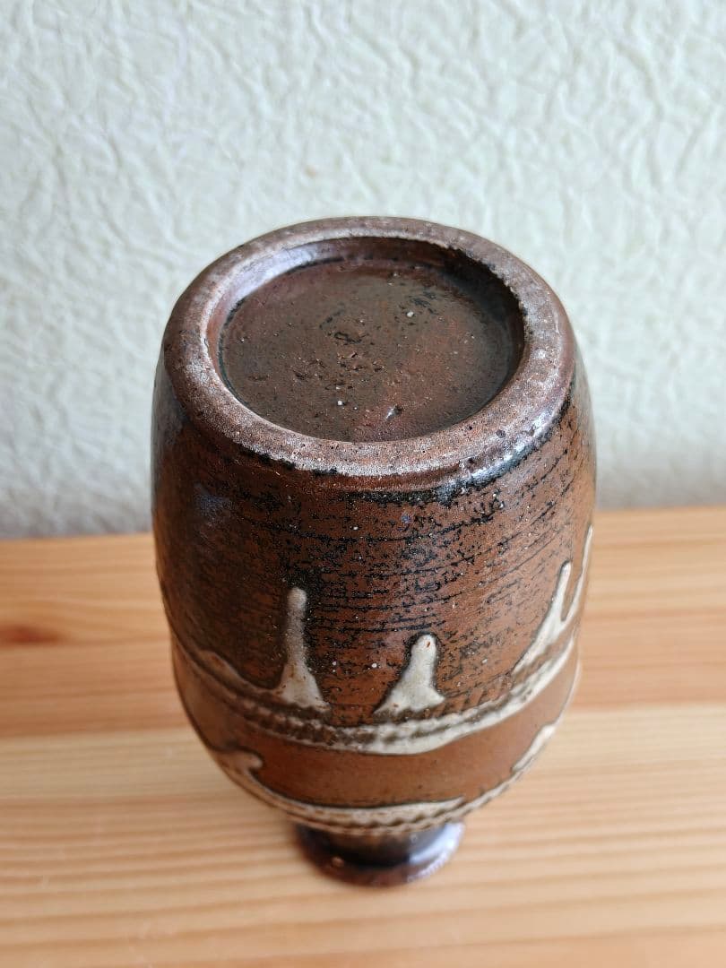 壺屋焼　徳利　やちむん　民藝　飛鉋
