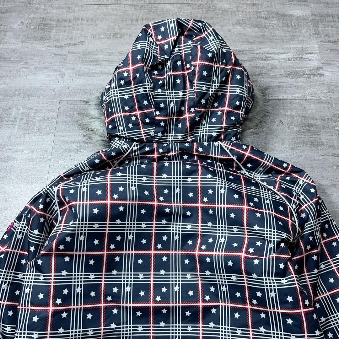 未使用品☆ スキーウェア 上下セット レディース M スポルディング ファー