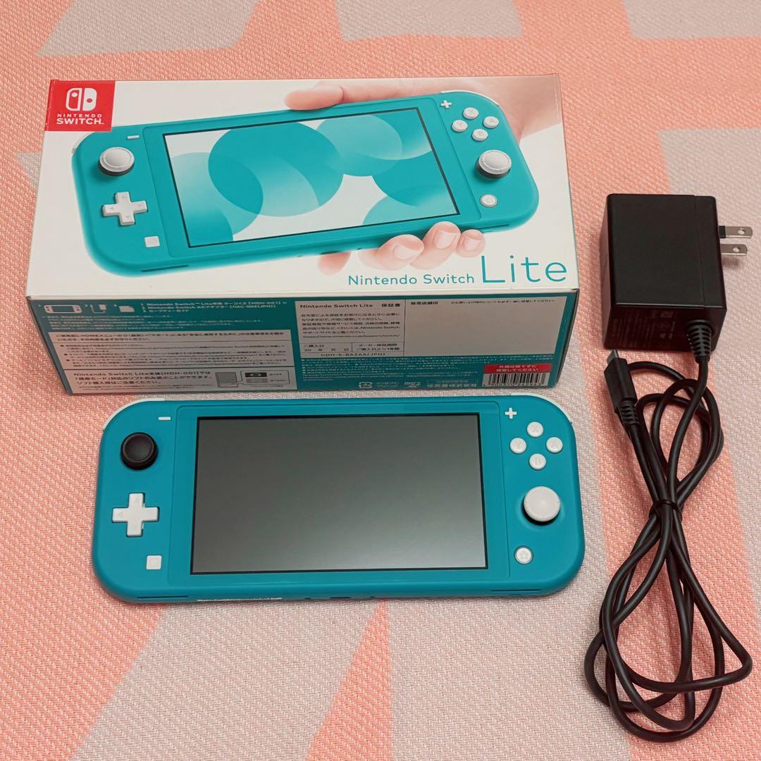 【Nintendo Switch Lite】ターコイズ 箱有り ジャンク品