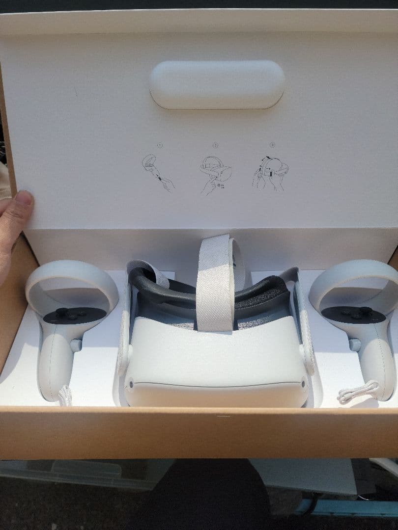  Quest 2 ヘッドセットとコントローラーセット　128GB