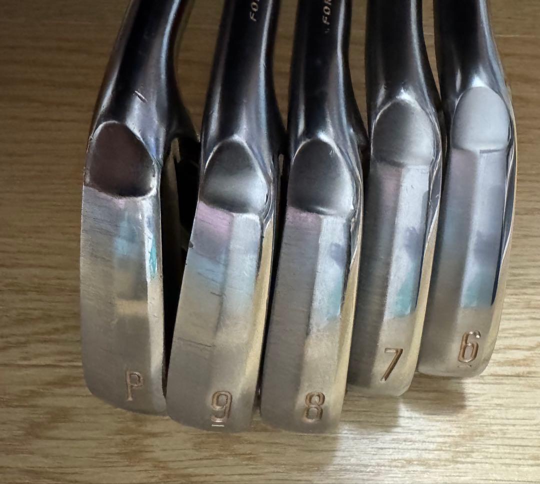 特別仕様 スリクソン ZX7MkIIブラッククロムアイアン 【ゴールド】#6〜P