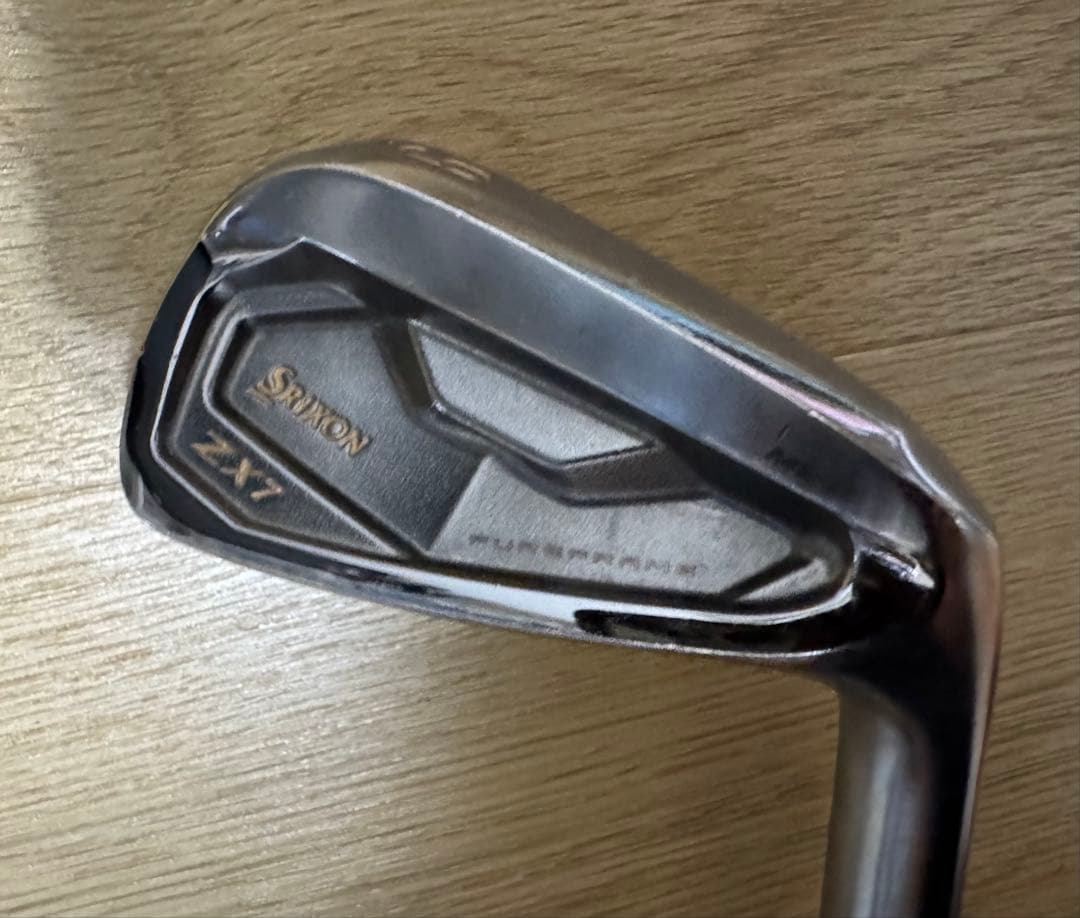 特別仕様 スリクソン ZX7MkIIブラッククロムアイアン 【ゴールド】#6〜P