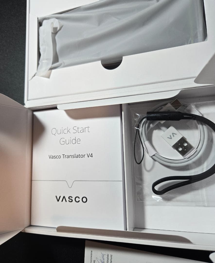 【ほぼ新品】Vasco Translator V4 翻訳機 Stone Grey