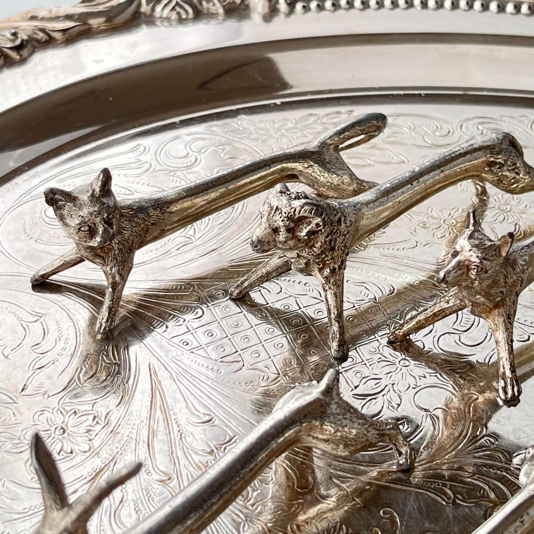 【仏蘭西】 ナイフレスト 10個組【シルバープレート】動物モチーフ