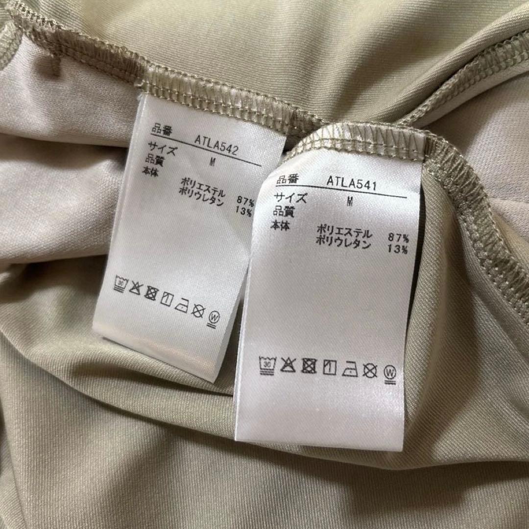 アドミラル　テニス　ウェア　M 上下セット　シャツ　スコート　ベージュ