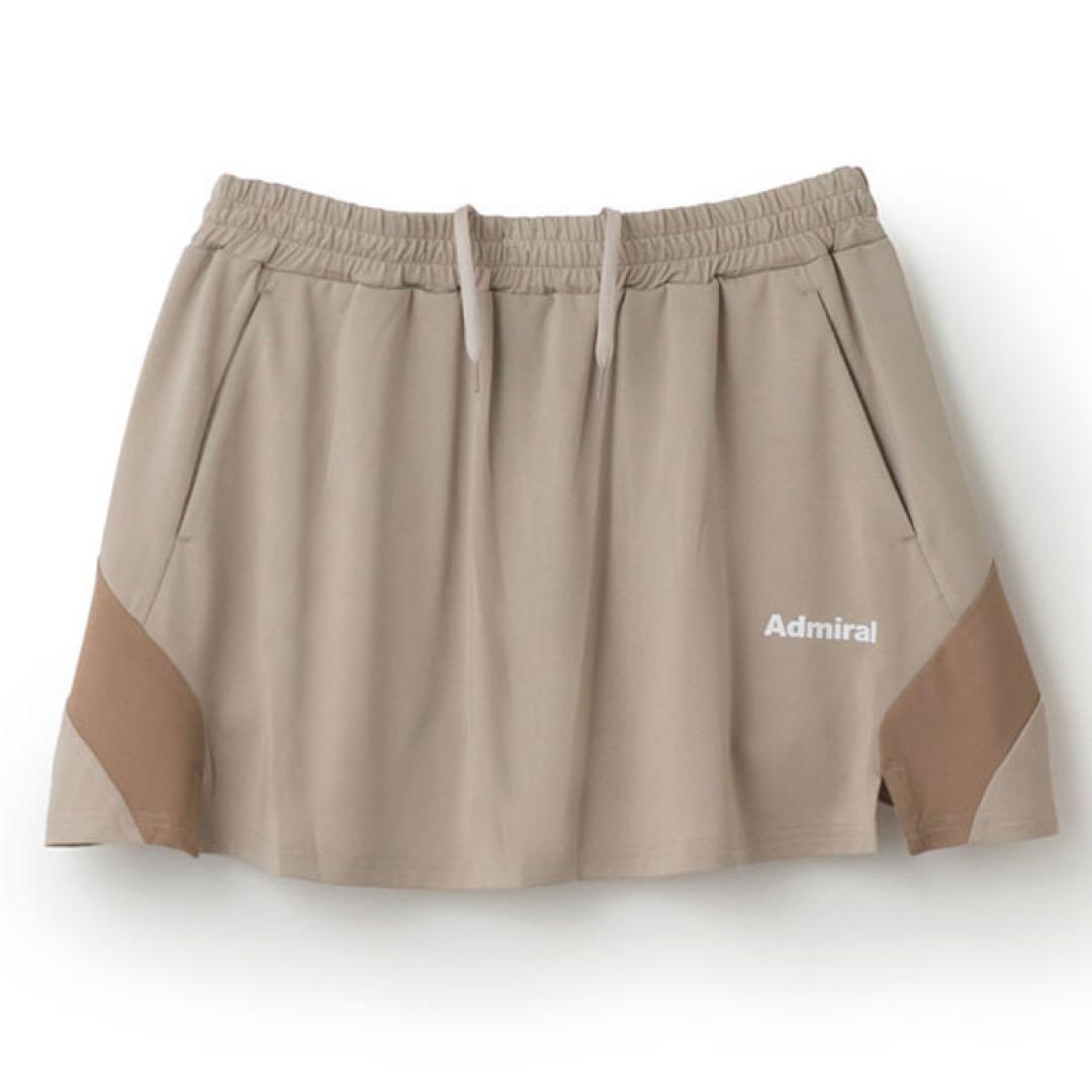 アドミラル　テニス　ウェア　M 上下セット　シャツ　スコート　ベージュ
