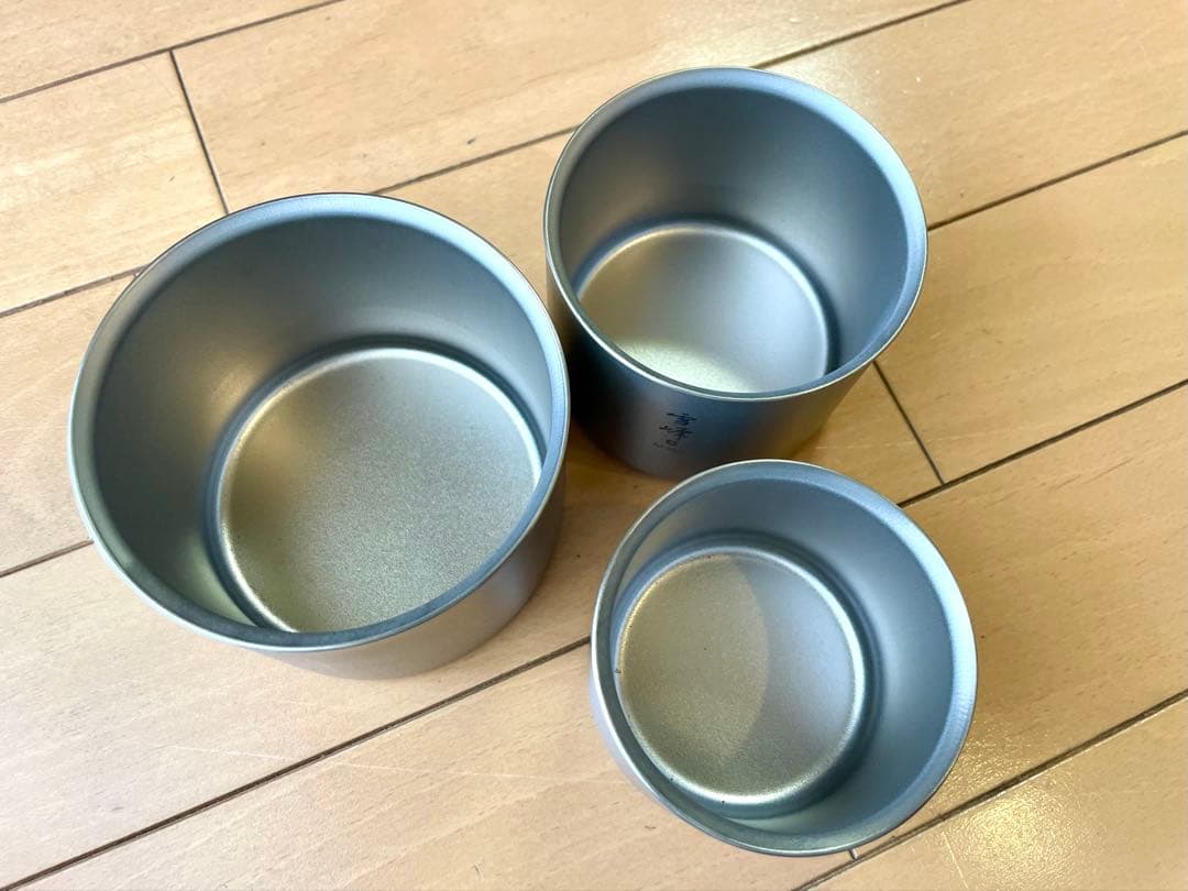 スノーピーク  peak スタッキングマグ 雪峰 M 3ザイズセット