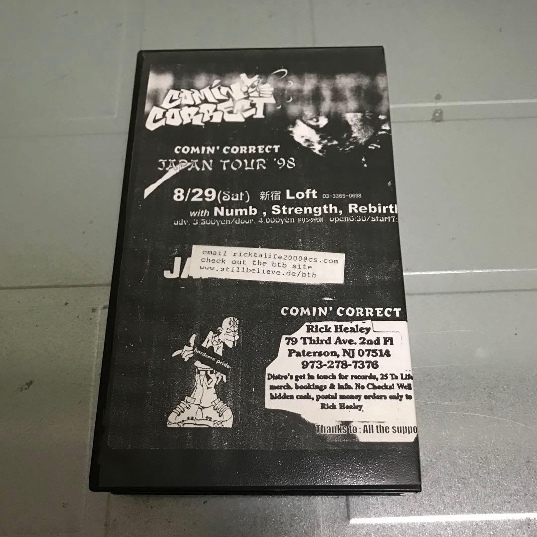 ミュージック COMIN CORRECT JAPAN TOUR VHS