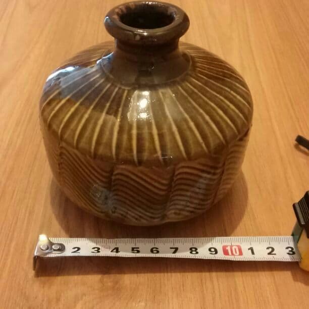 貴重！福岡県 小石原焼 壷 花瓶　骨董市　陶芸