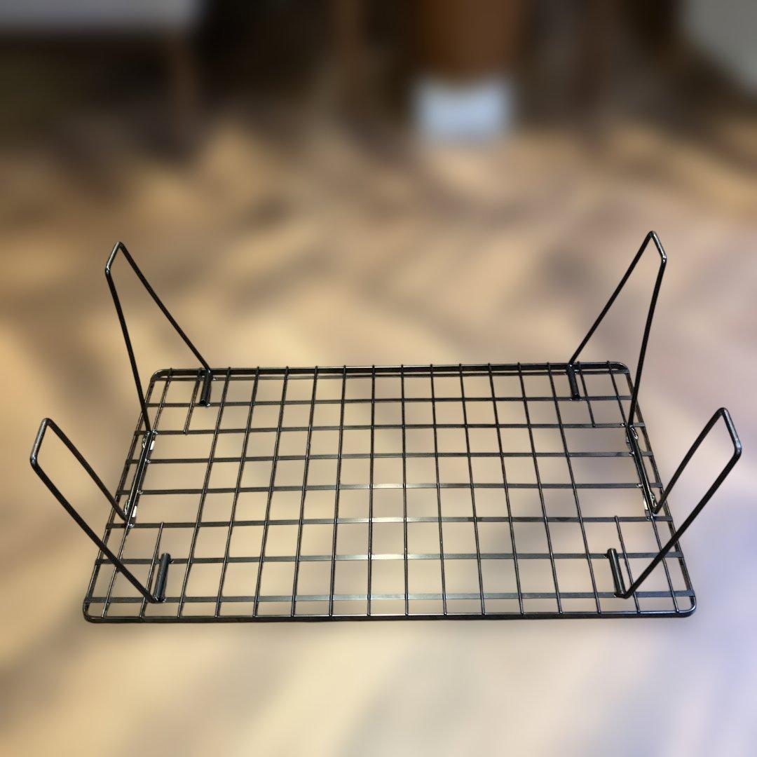 フィールドラック/ユニフレーム x 4台＋連結用天板 / キャンプギークス