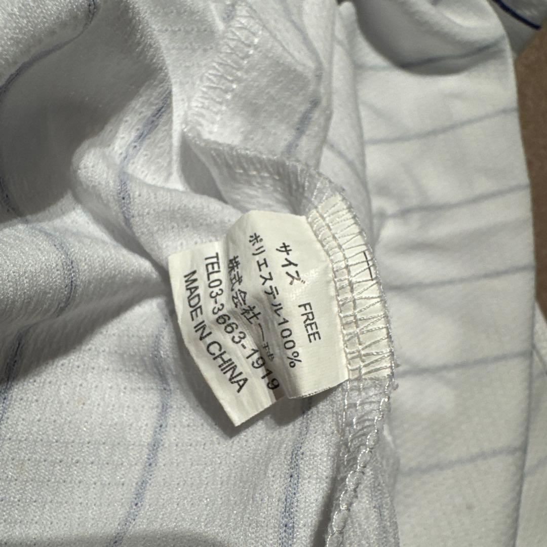 横浜ベイスターズ　多村仁志　ユニフォーム　ベースボールシャツ　野球　ストライプ