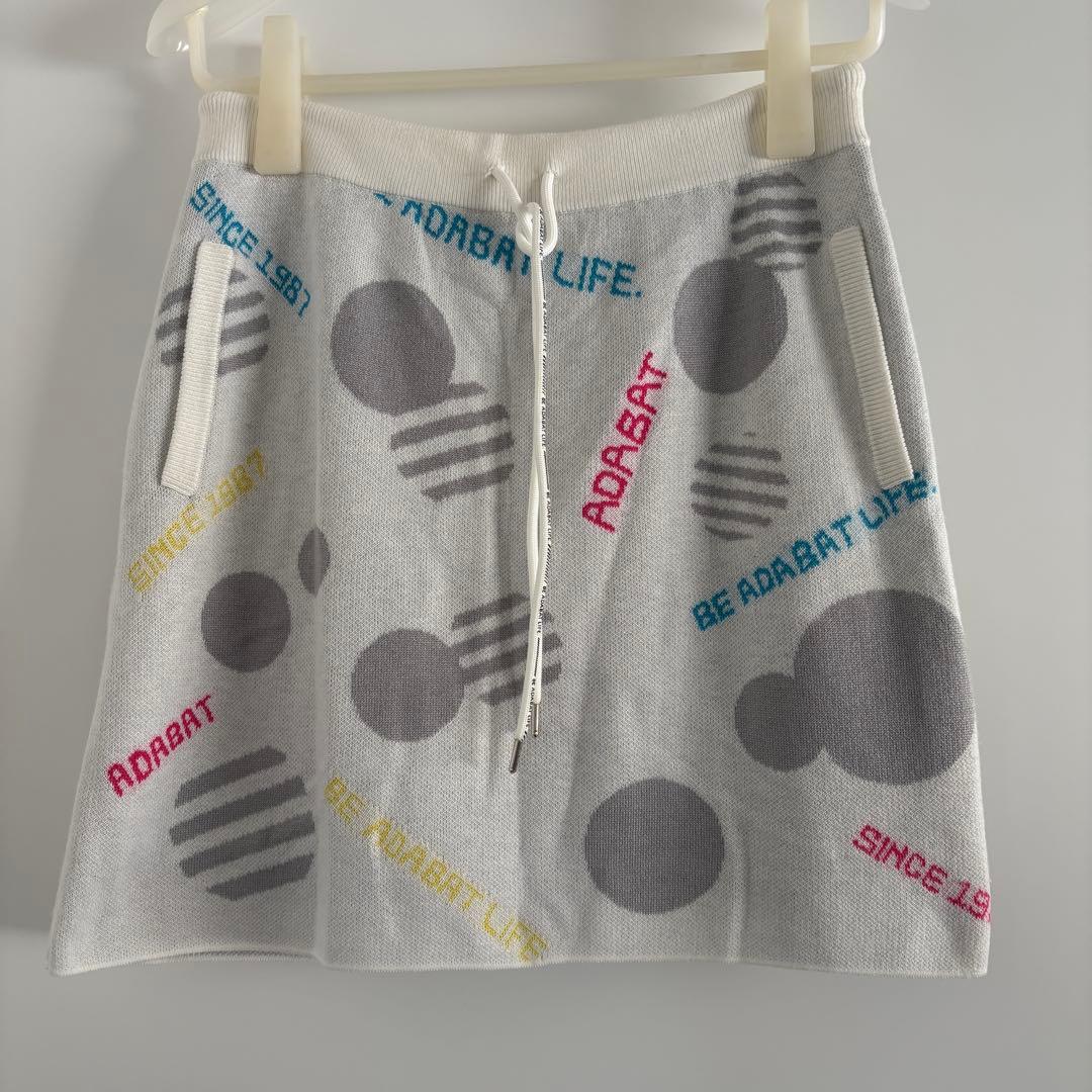 新品　adabat アダバット 【定価27000円】ニットスカーMサイズ